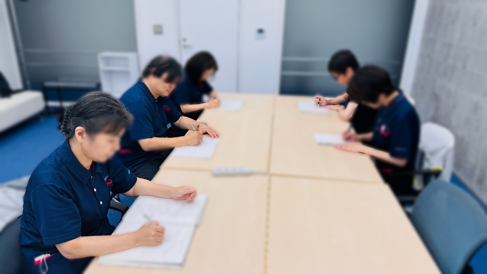 学校での講習風景